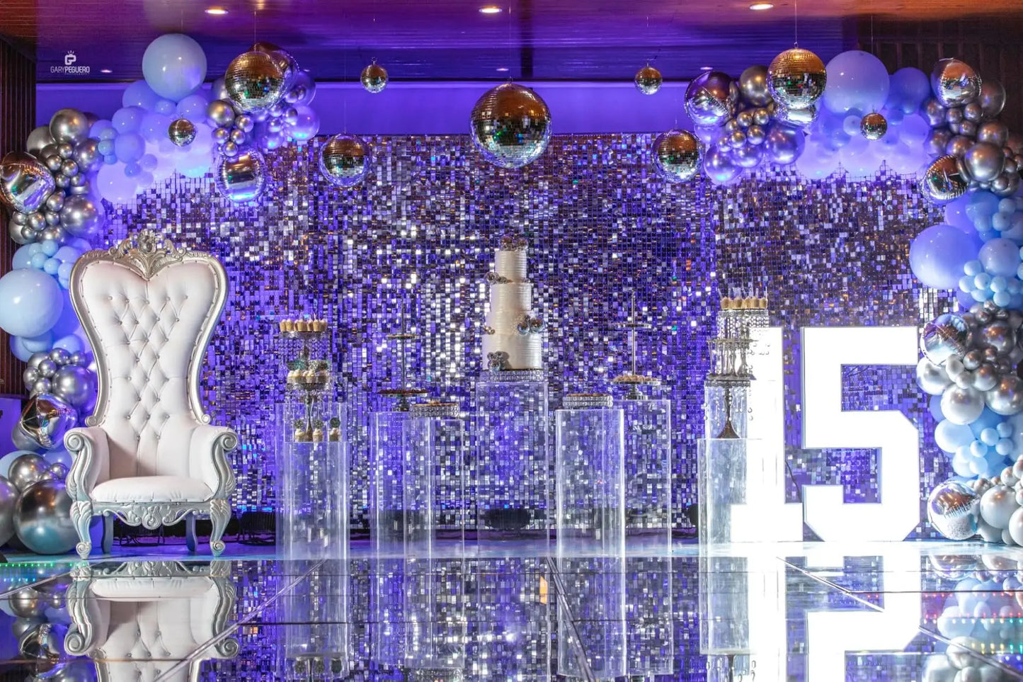 Shimmer Wall Backdrop Panels – Sequin Party Decorations for Weddings, Birthdays, and Events