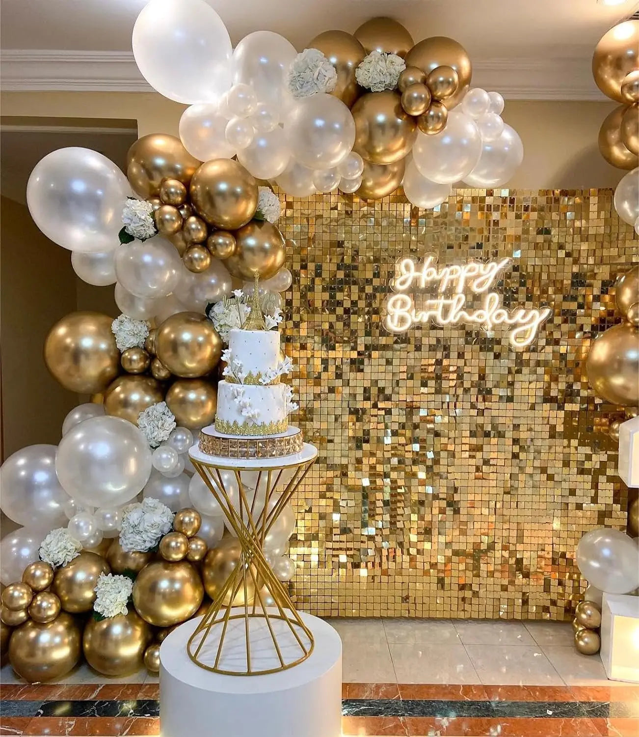 Shimmer Wall Backdrop Panels – Sequin Party Decorations for Weddings, Birthdays, and Events