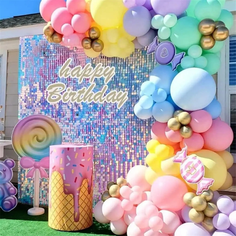 Shimmer Wall Backdrop Panels – Sequin Party Decorations for Weddings, Birthdays, and Events