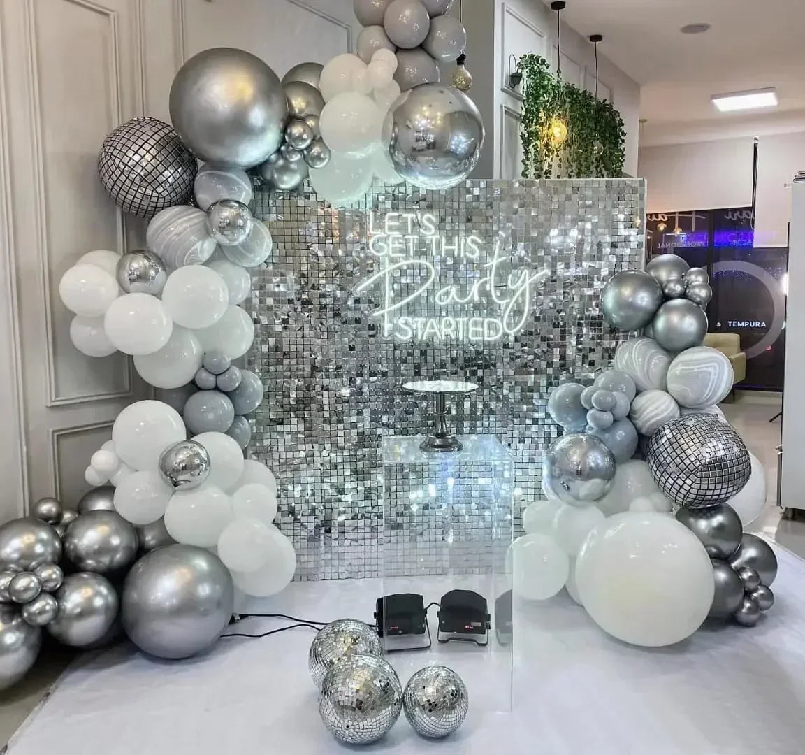 Shimmer Wall Backdrop Panels – Sequin Party Decorations for Weddings, Birthdays, and Events