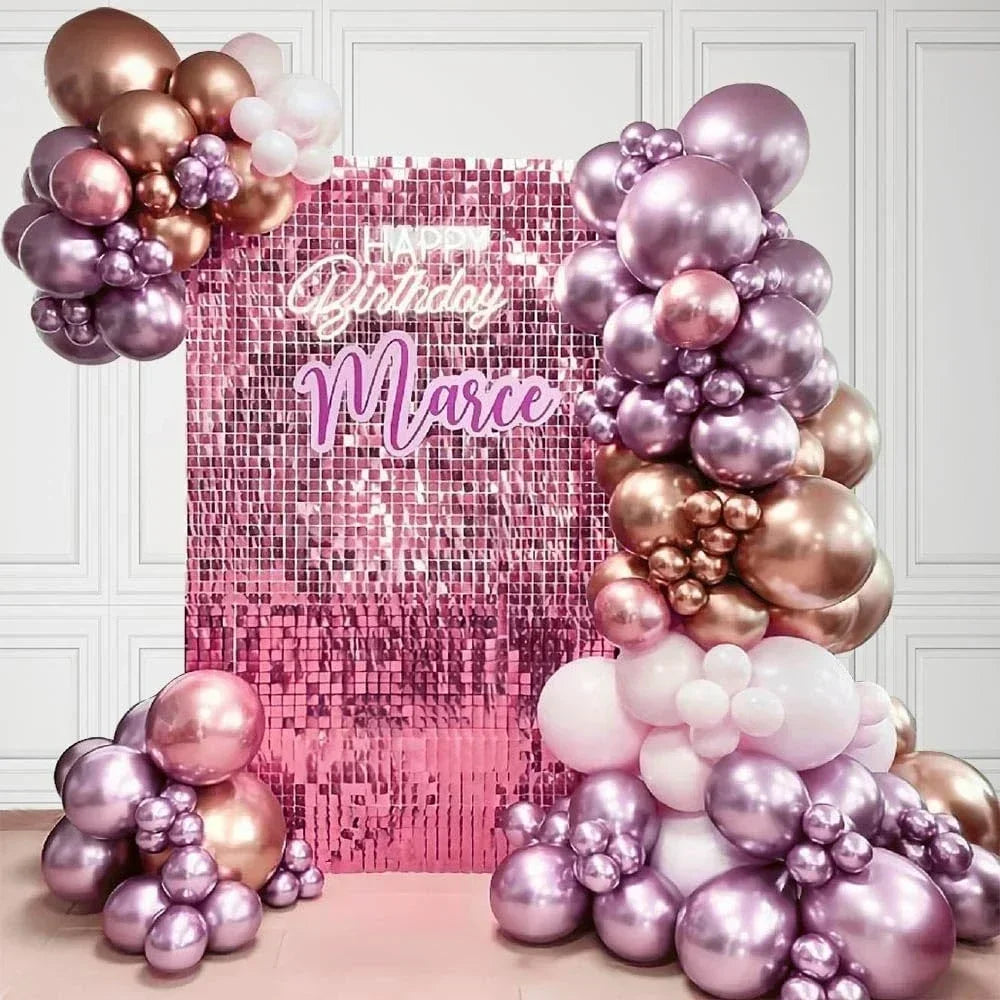 Shimmer Wall Backdrop Panels – Sequin Party Decorations for Weddings, Birthdays, and Events